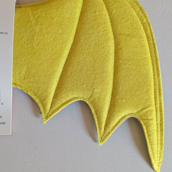NWT Kids Dragon Wings Halloween Costume Green Yellow Scales Fantasy Creatology - Picture 7 of 12